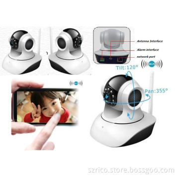 H. 264 Pan/Tilt 2 Way Audio PNP Home WiFi IP Camera/CMOS WiFi Indoor IP Camera Can Support iPhone, Android, Windows Phone View/Plug&Play